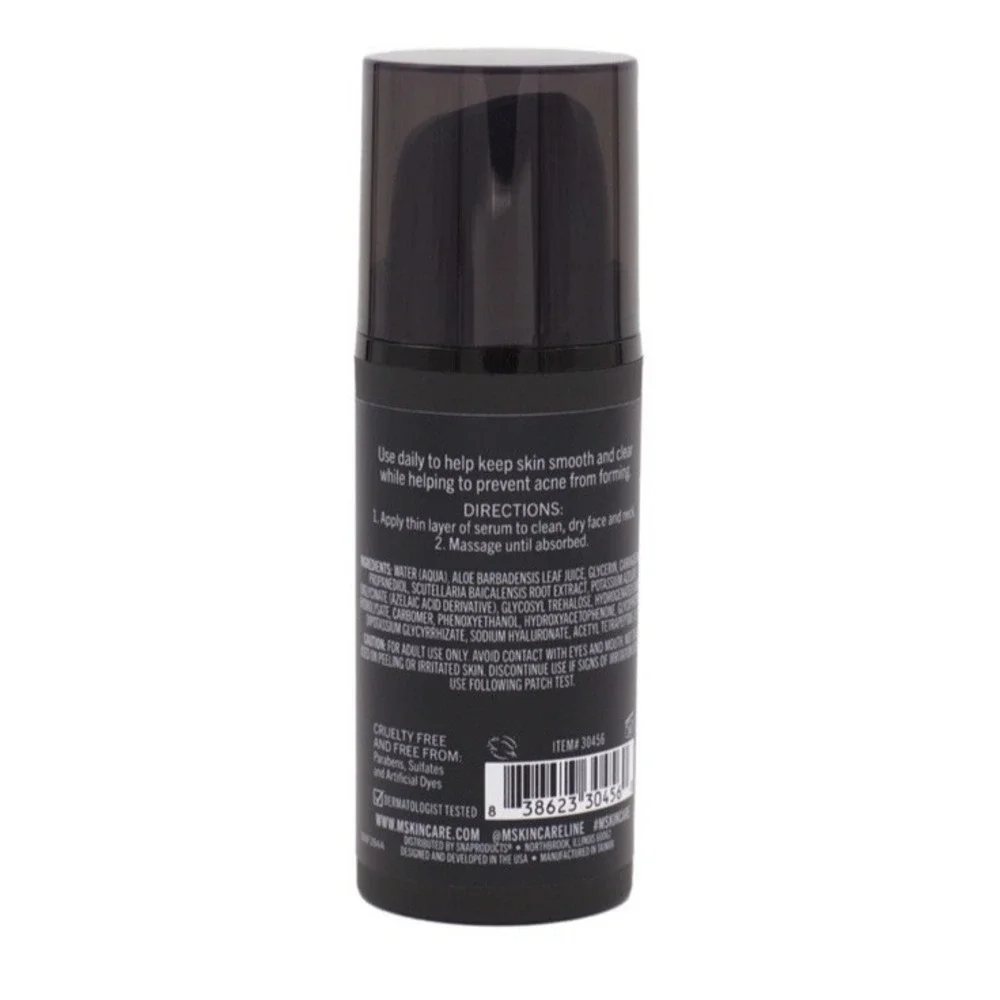 M. Skin Care Men's Duo Set: Prevent Acne Control & Replenish All Day Serums NEW